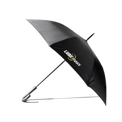 LUBEMAXX Automatic Black Umbrella Windproof With Straight Handle