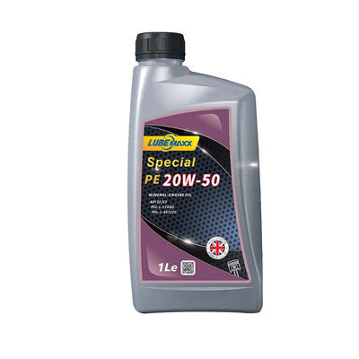 PE 20W-50 Mineral Motor Oil For Reduced Corrosion And Sludge