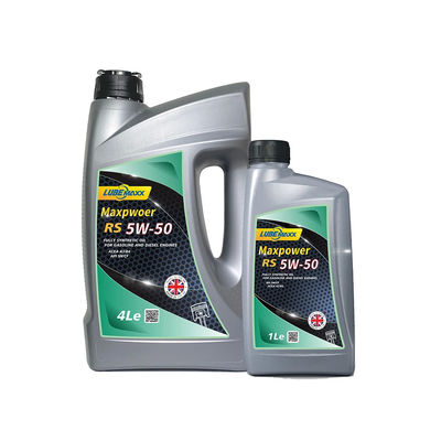 Lubemaxx Maxpower RS SAE 5W50 Engine Oil Dirt And Deposits Resistant For Passenger Car