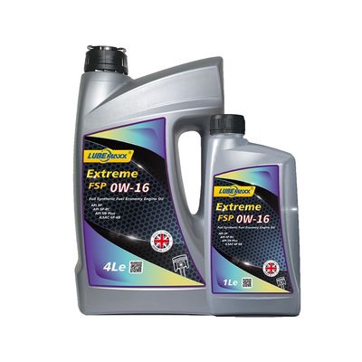 Passenger Car FSP 0W-16 Fully Synthetic Engine Oils For TGDI Engines
