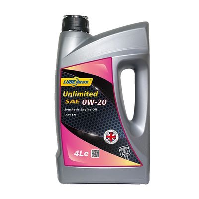 Unlimited 0W-20 Passenger Car Engine Oils API SN For Gas And LPG Vehicles