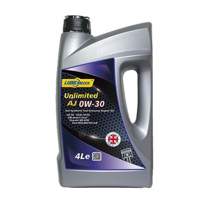 Lubemaxx Unlimited AJ 0W-30 Synthetic Engine Oil For Hybrid And Modern Vehicles