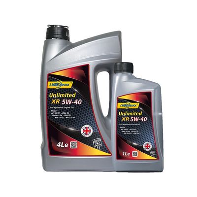 Passenger Car Unlimited XR 5W-40 Engine Oils Anti Wear Anti Foam Anti Corrosion