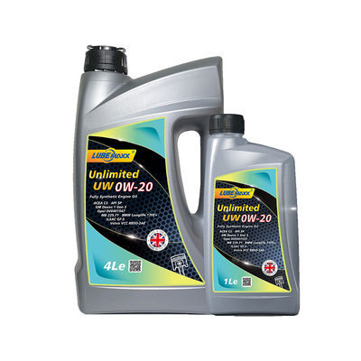 UW 0W-20 Passenger Car Engine Oils Anti Corrosion For Low Viscosity And Fuel Efficiency