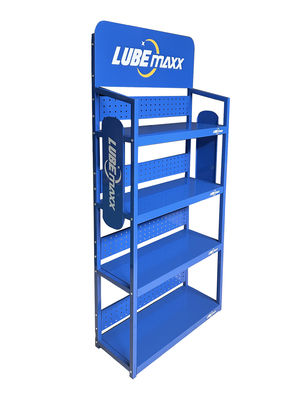 Advertising Goods Exhibition Display Shelves 4 Tier