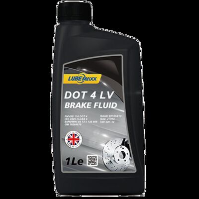 Lubemaxx DOT 4 LV Brake Fluid for Hydraulic Brake and Clutch Systems