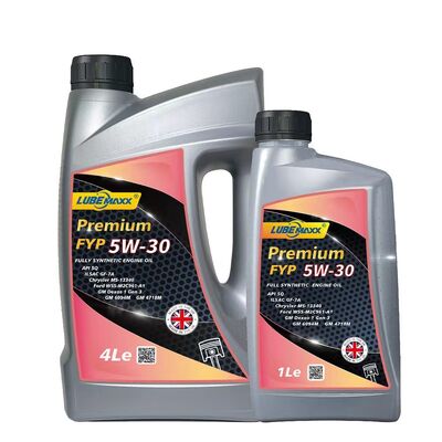 Passenger Car Engine Oil FYP 5W-30 formulated to deliver excellent anti wear corrosion and thermal stability for prolonged engine life