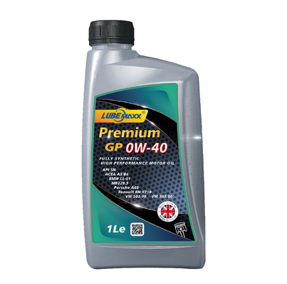 Passenger Car Engine Oil GP 0W-40 providing highest fuel economy excellent wear resistance and lubrication performance instantly