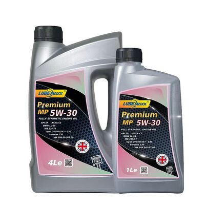 Passenger Car Engine Oil MP 5W-30 Meeting API SP ACEA C3 and VW 50400 50700 Specifications for Protection and Extended Engine Life