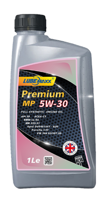 Passenger Car Engine Oil MP 5W-30 Meeting API SP ACEA C3 and VW 50400 50700 Specifications for Protection and Extended Engine Life