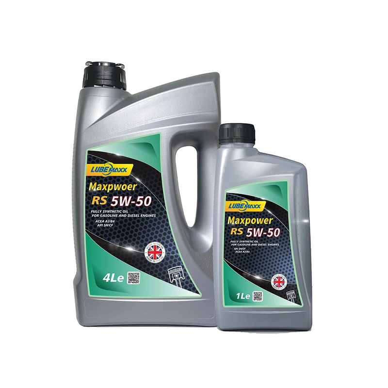 Lubemaxx Maxpower RS SAE 5W50 Engine Oil Dirt And Deposits Resistant For Passenger Car