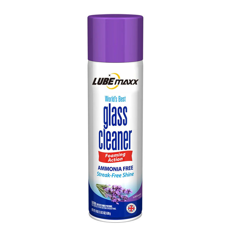 LUBEMAXX Glass Foam For Windows / Mirrors / Windshields And Other Glass Surfaces