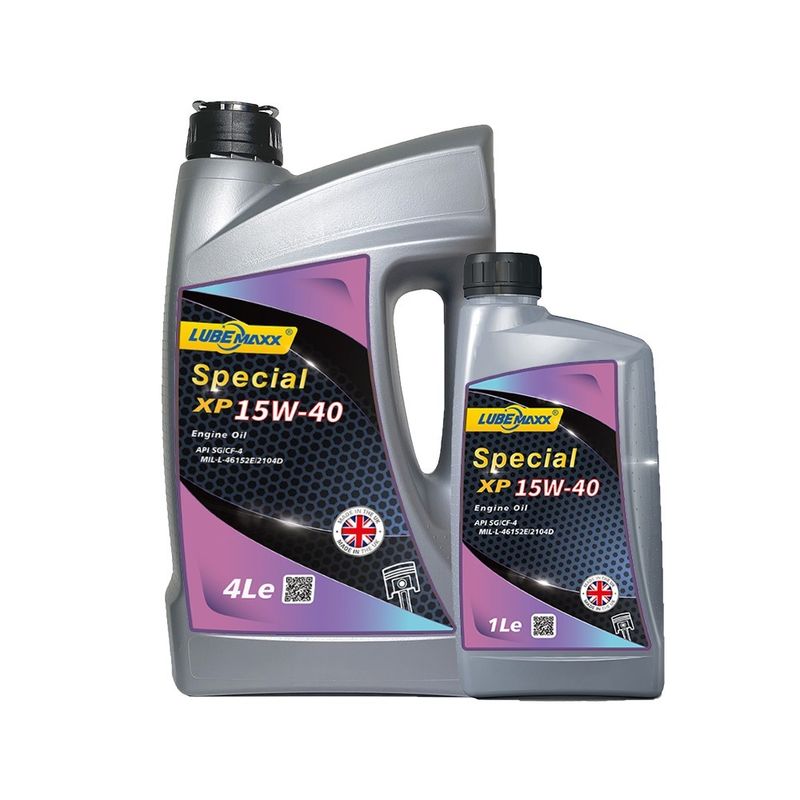Passenger Car XR 15W-40 Engine Oil with API SG/CF-4 and MIL-L-46152E/2104D Levels