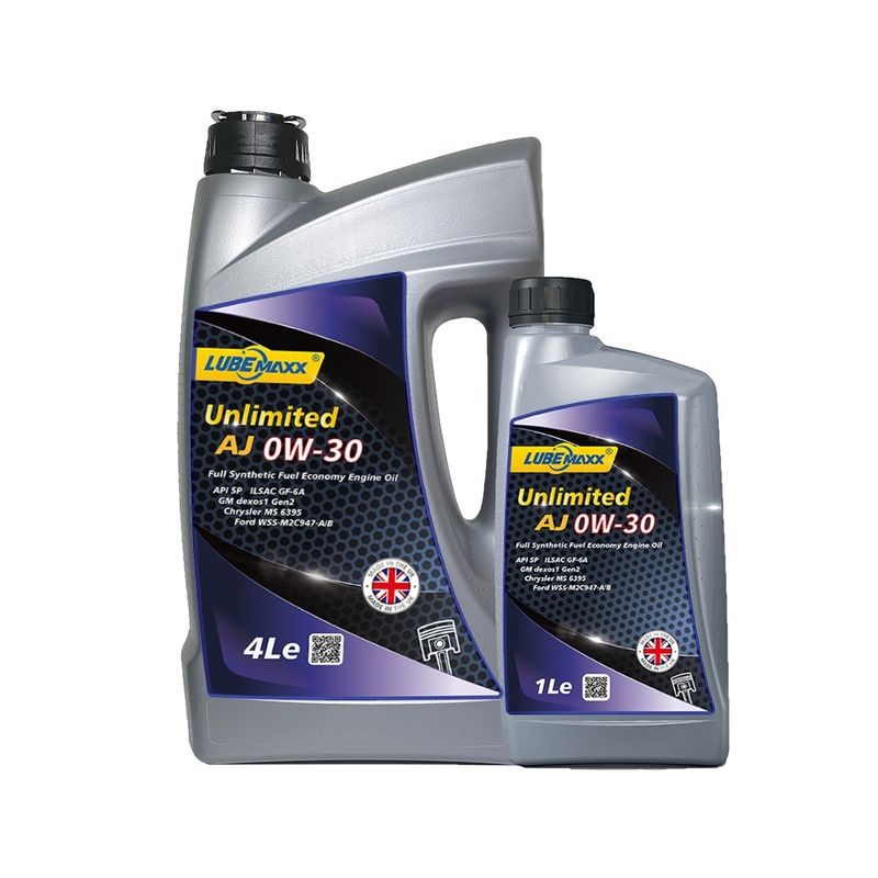 Lubemaxx Unlimited AJ 0W-30 Synthetic Engine Oil For Hybrid And Modern Vehicles
