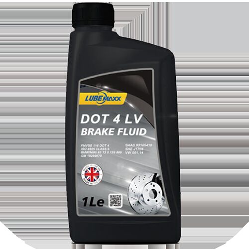 Lubemaxx DOT 4 LV Brake Fluid for Hydraulic Brake and Clutch Systems