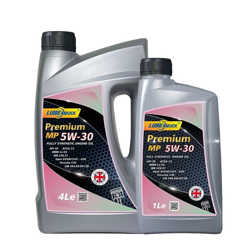 Passenger Car Engine Oil MP 5W-30 Meeting API SP ACEA C3 and VW 50400 50700 Specifications for Protection and Extended Engine Life